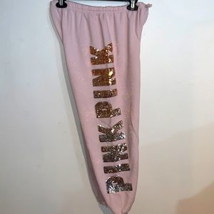 Baby pink sweats